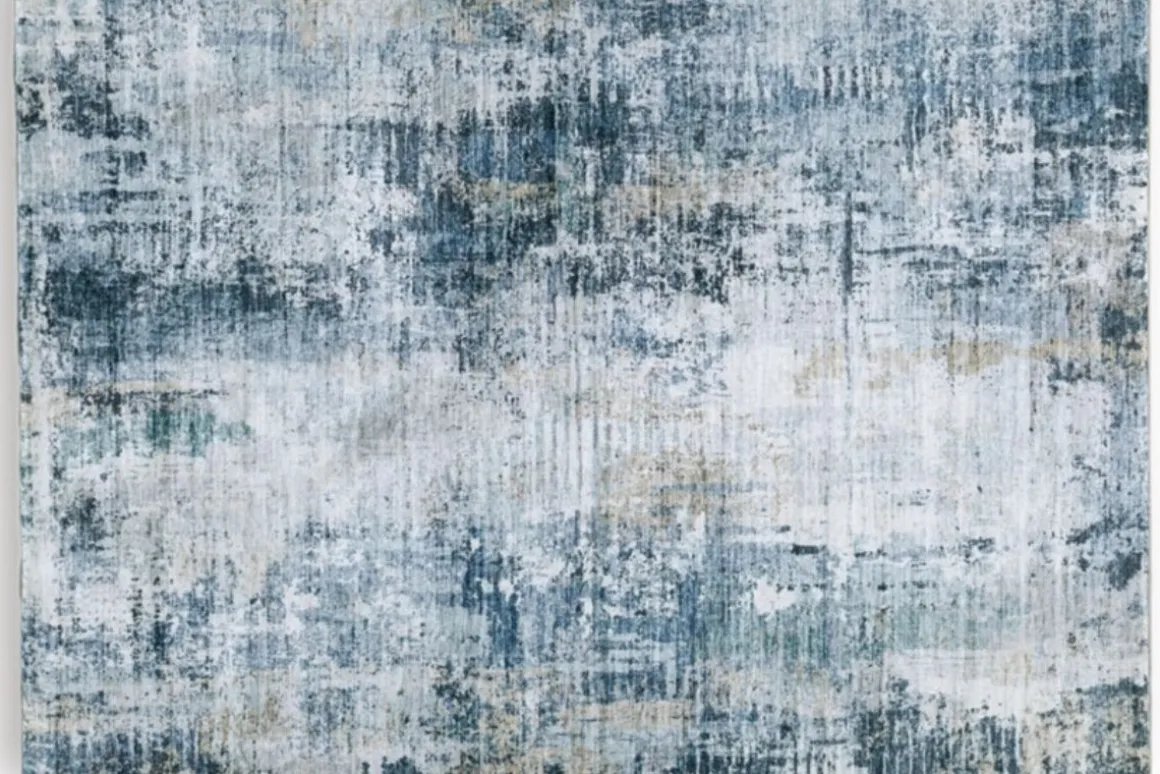 Wallney Medallion Rug In Multi, 5’ X 7’