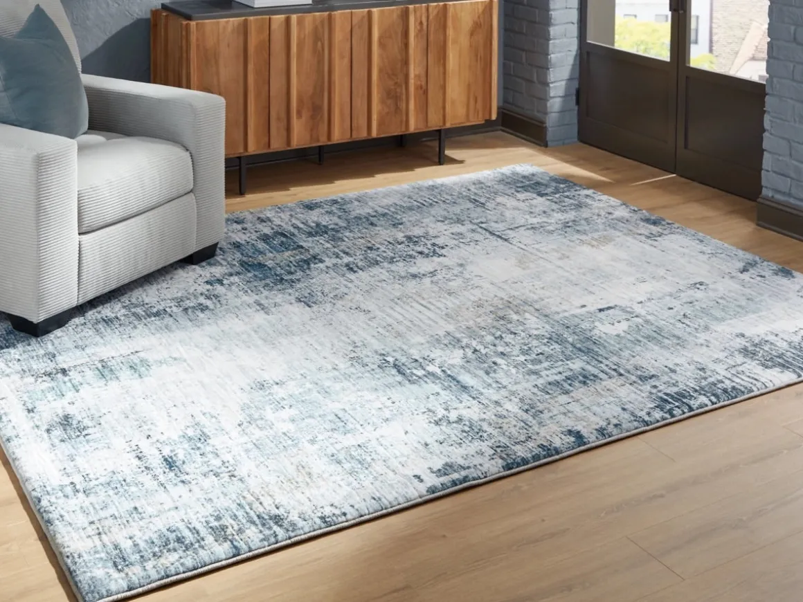 Wallney Medallion Rug In Multi, 5’ X 7’