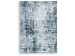 Wallney Medallion Rug In Multi, 5’ X 7’