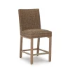Walton Bridge Outdoor Bar Stool In Driftwood, Set Of 2