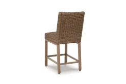 Walton Bridge Outdoor Bar Stool In Driftwood, Set Of 2
