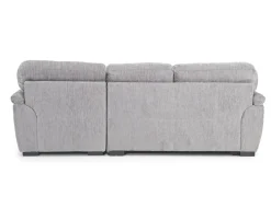 Wanda Full Pullout Sofa Chaise In Gray, Left Facing