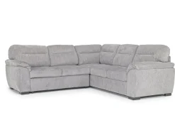 Wanda Full Tux Sleeper Sectional W/ Storage In Gray, Right Facing