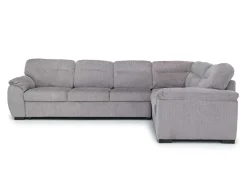 Wanda Full Tux Sleeper Sectional W/ Storage In Gray, Right Facing