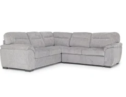 Wanda Full Tux Sleeper Sectional W/ Storage In Gray, Right Facing