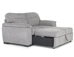 Wanda Queen Pullout Sofa & Full Pullout Loveseat In Gray