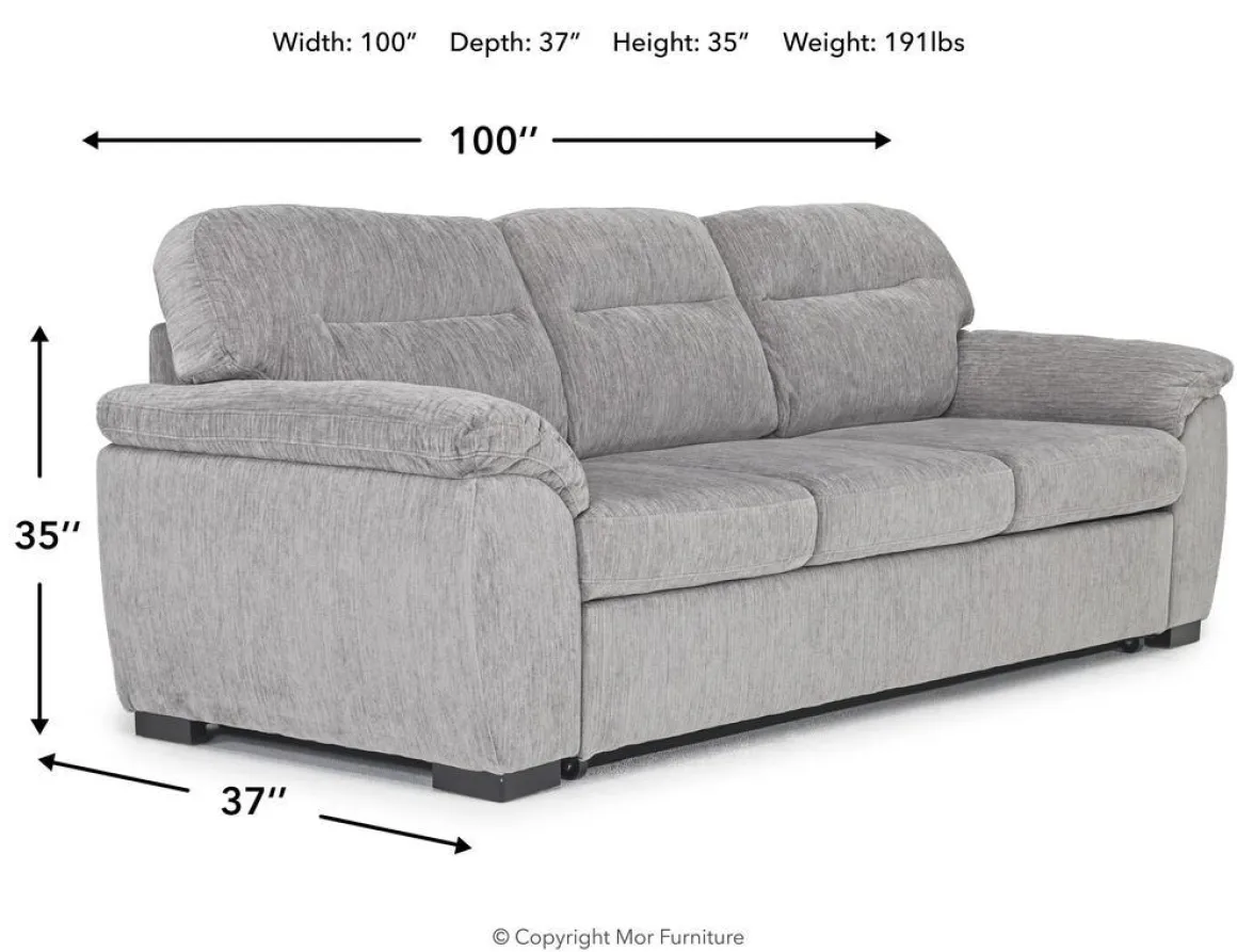 Wanda Queen Sleeper Sofa In Gray