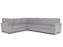 Wanda Queen Tux Sleeper Sectional W/ Drop Table In Gray, Right Facing