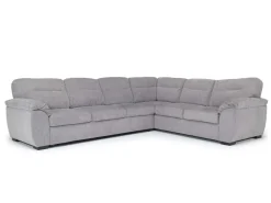 Wanda Queen Tux Sleeper Sectional W/ Drop Table In Gray, Right Facing