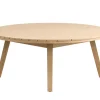 Wesley Outdoor Round Coffee Table In Natural