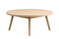 Wesley Outdoor Round Coffee Table In Natural