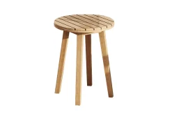 Wesley Outdoor Round End Table In Natural
