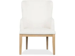 White Oak Dining Table, 4 Chairs & 2 Arm Chairs In Butternut