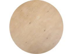 White Oak Round Dining Table In Butternut