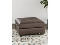 Whitlock Oversized Ottoman In Caramel