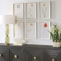 Wild Flourish Wall Art, Set Of 6