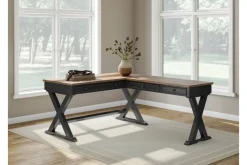 Wildenauer Office Desk In Black/Brown