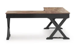 Wildenauer Office Desk In Black/Brown