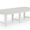 Willowbrook Dining Bench In Pebble