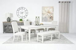 Willowbrook Dining Table In Egg Shell White