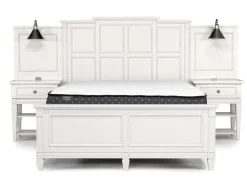 Willowbrook Panel Wall Bed In Pebble, Queen