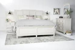Willowbrook Panel Wall Bed In Pebble, Queen