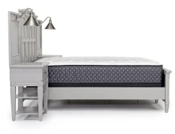 Willowbrook Panel Wall Bed In Pebble, Queen