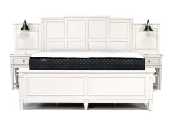Willowbrook Panel Wall Bed In Pebble, Queen