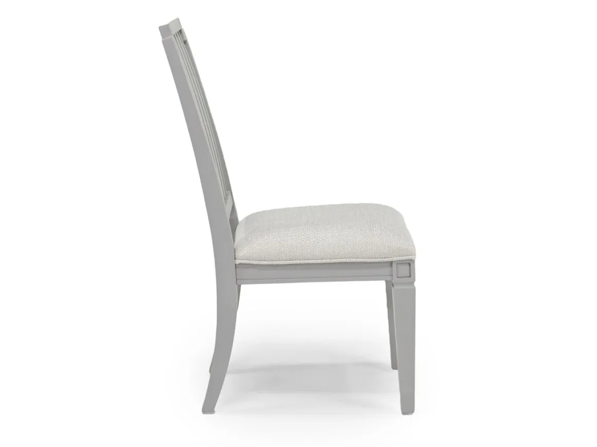 Willowbrook Side Chair In Pebble, Upholstered
