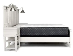 Willowbrook Upholstered Wall Bed In Pebble, Queen