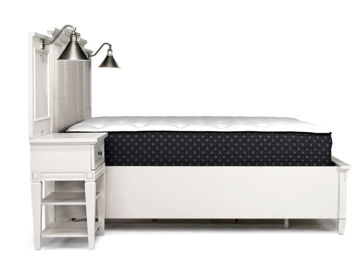 Willowbrook Upholstered Wall Bed In Pebble, Queen