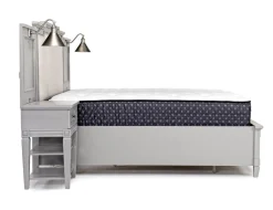 Willowbrook Upholstered Wall Bed In Pebble, Queen