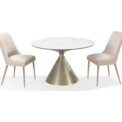 Winston Side Chair In Cream, Set Of 2