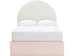 Wistenpine Panel Bed In Blush, Twin