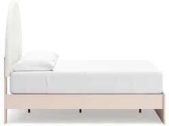 Wistenpine Panel Bed W/ Storage In Blush, Twin