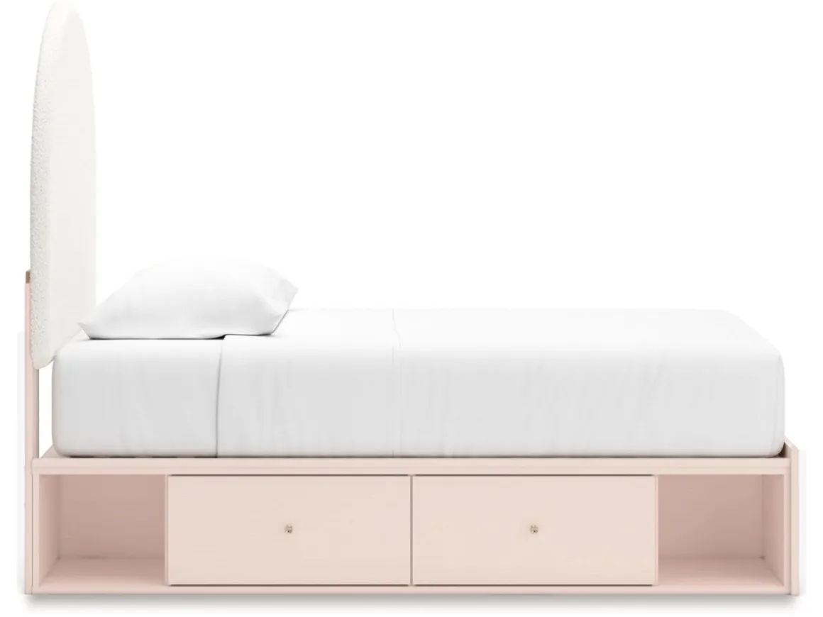 Wistenpine Storage Bed In Blush, Twin