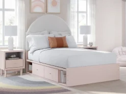 Wistenpine Storage Bed In Blush, Twin