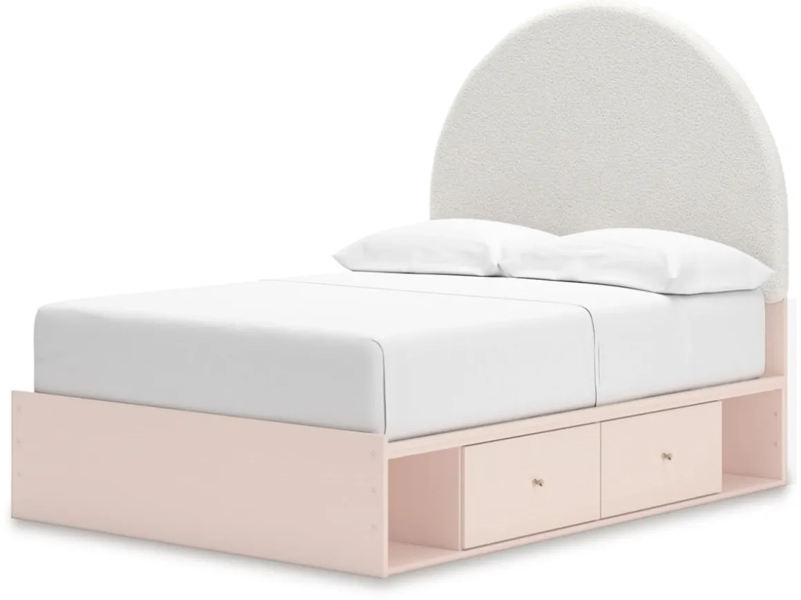 Wistenpine Storage Bed In Blush, Twin