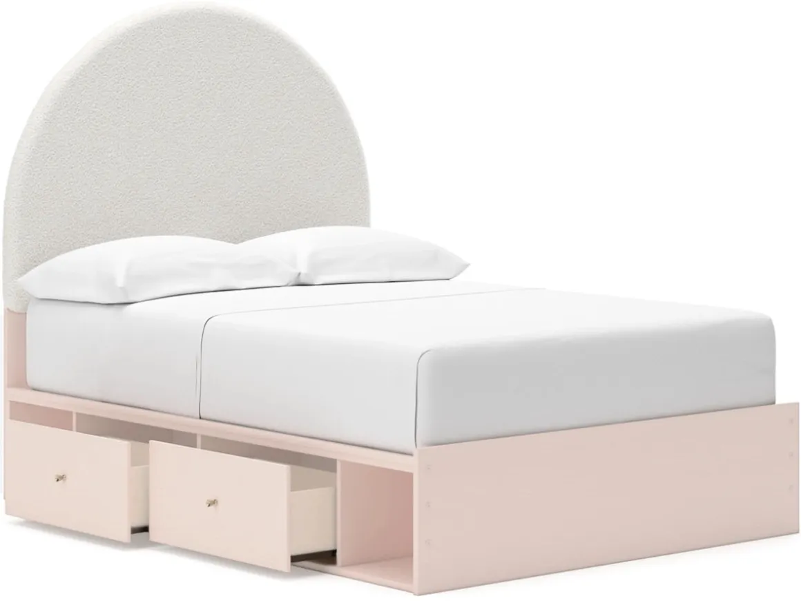Wistenpine Storage Bed In Blush, Twin