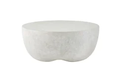 Wright Outdoor Round Coffee Table In White