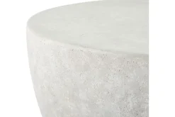 Wright Outdoor Round Coffee Table In White