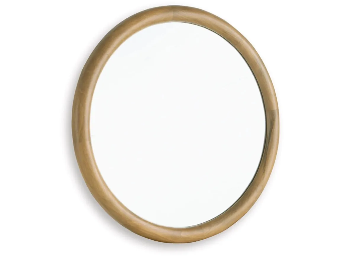 Yadiel Wall Mirror In Brown