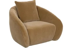Yahya Swivel Chair In Sienna