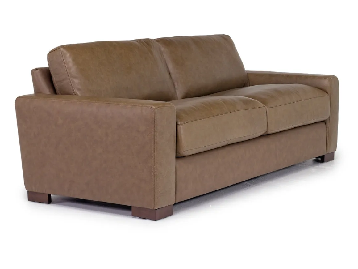 York Sofa In York Chestnut Leather