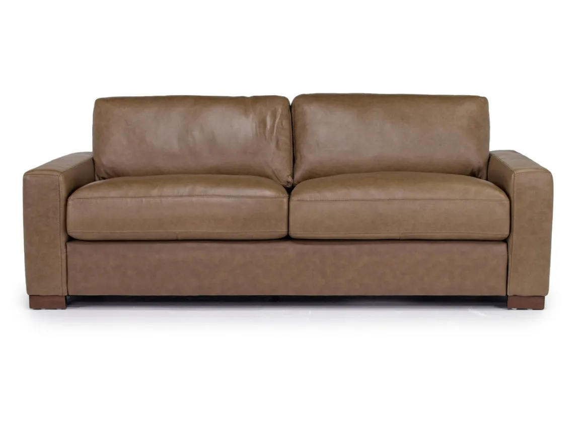York Sofa In York Chestnut Leather