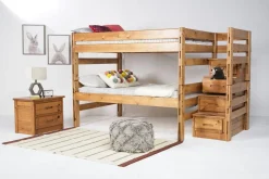 Young Pioneer Bunk Bed In Natural, Twin