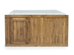 Young Pioneer Captain Bed W/ 4 Drawer Storage In Natural, Twin