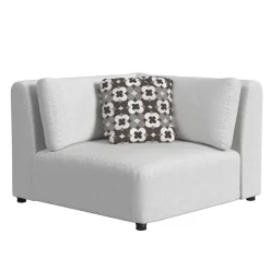 Zandara Outdoor 5 Piece Sectional In Beige