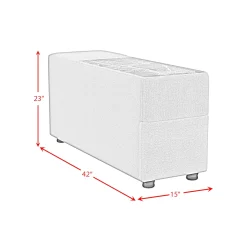 Zandara Outdoor Console W/ Cooler & Speaker In Beige